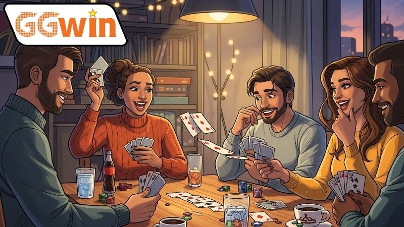 Các tựa game bài phổ biến có thể chơi cùng bạn bè tại GGWIN
